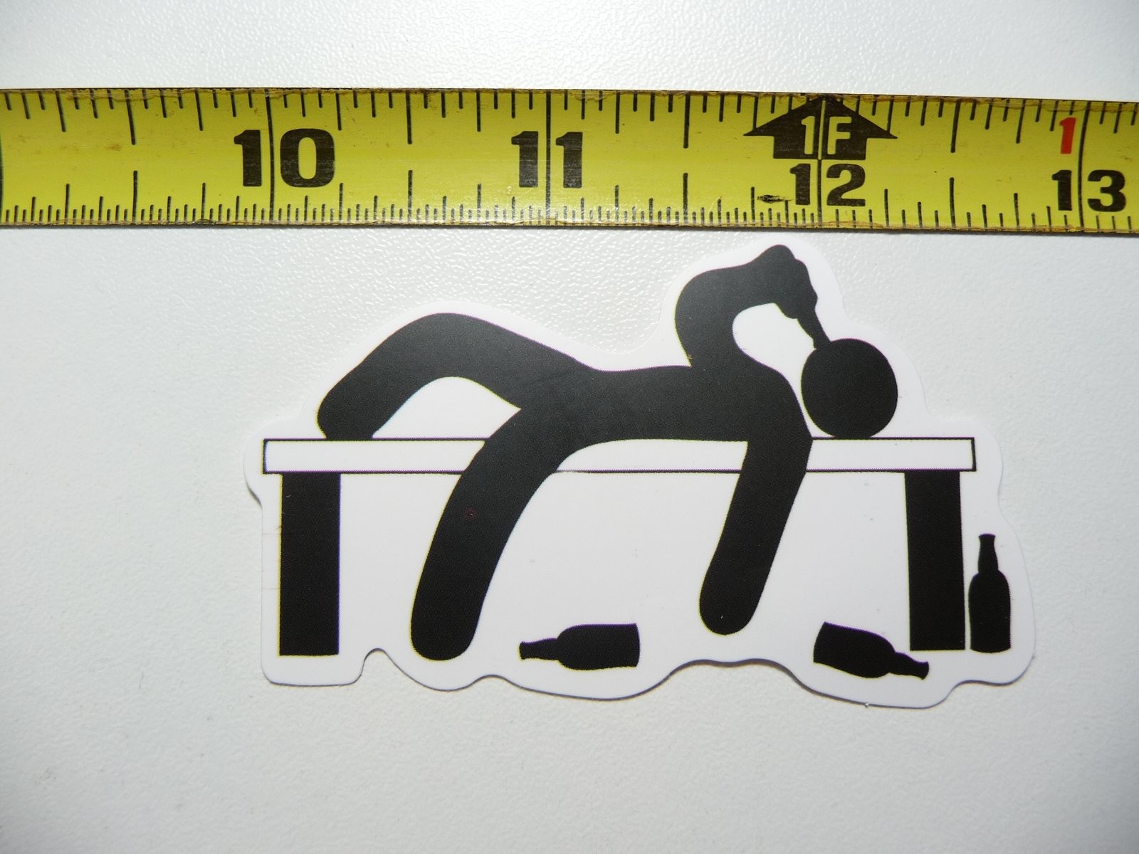 Funny Beer Drinking Decal Sticker for Parties and Scrapbooking