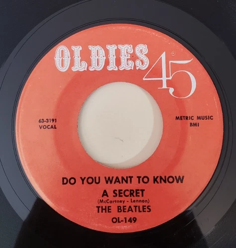 Beatles DO YOU WANT TO KNOW A SECRET / THANK YOU GIRL (45) #149 PLAYS VG++
