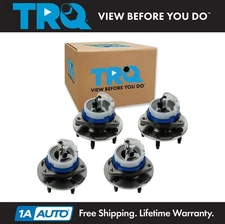TRQ   Wheel Hub Bearings Assembly Set Front & Rear Fits 2005-2011 Cadillac STS
