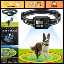 GPS Wireless Dog Fence, Electric Fence for Dogs, Rechargeable Pet Containment