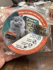 2 Pcs In Tin Calming Collar For Cats 30 Days Of Calming Relief, New