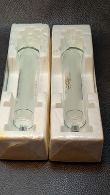 Becton Dickinson Cornwall 30cc Two NOS Glass Syringes Vintage Medical Display