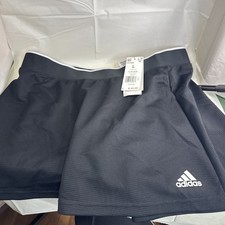 Adidas Club Skirt Women’s large size Black Tennis Skirt Built-In Shorts new 