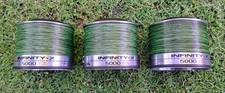 3 × Daiwa Infinity-X 5000 BR Electric Spools / Spare Spools (NEW CONDITION) Carp Fishing