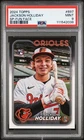 2024 TOPPS SP-FUN FACE #697 JACKSON HOLLIDAY ROOKIE RC PSA 9