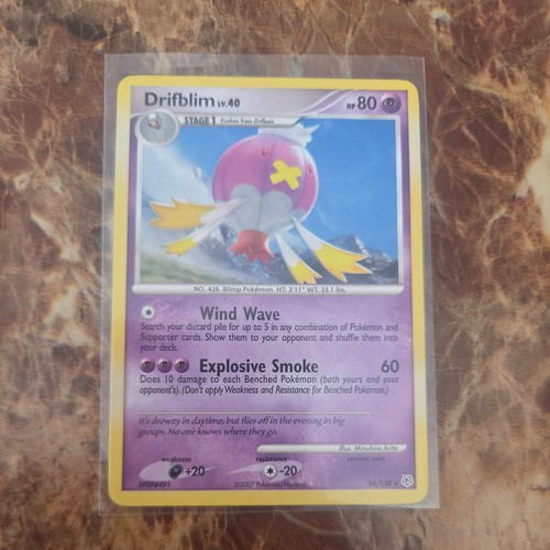 Drifblim Lv.40 24/130*Rare Diamond and Pearl Pokémon TCG Regular Promo Pokémon 