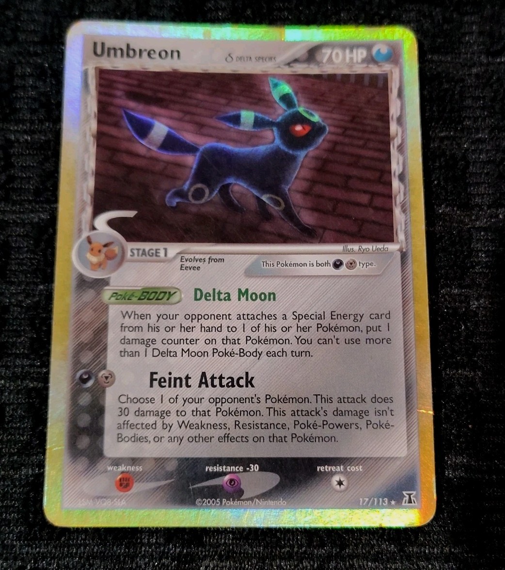Umbreon (Delta Species) 17/113 Holo - Pokemon Delta Species 2005 (TCG) - (NM)