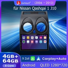 Für Nissan Qashqai J10 2006-2013 GPS Navi Autoradio Android 15 Bluetooth 8-Kern