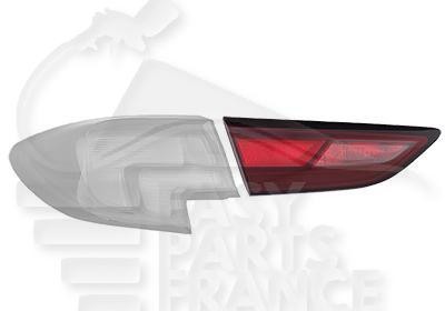 Feu arrière-droit intérieur Opel Astra K à haute visibilité pour berline 5 portes