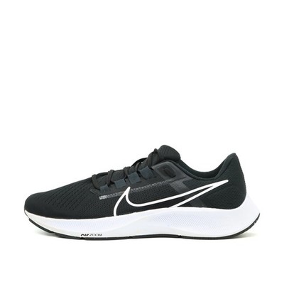 Nike Herren Air Zoom Pegasus 38 Sneaker Schwarz Weiß Low-Top Laufschuh EU 46