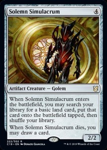Solemn Simulacrum #222 Commander 2019