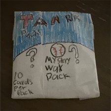 Mystery Wax Pack Baseball Sports Trading Card Pack - 10 Cards