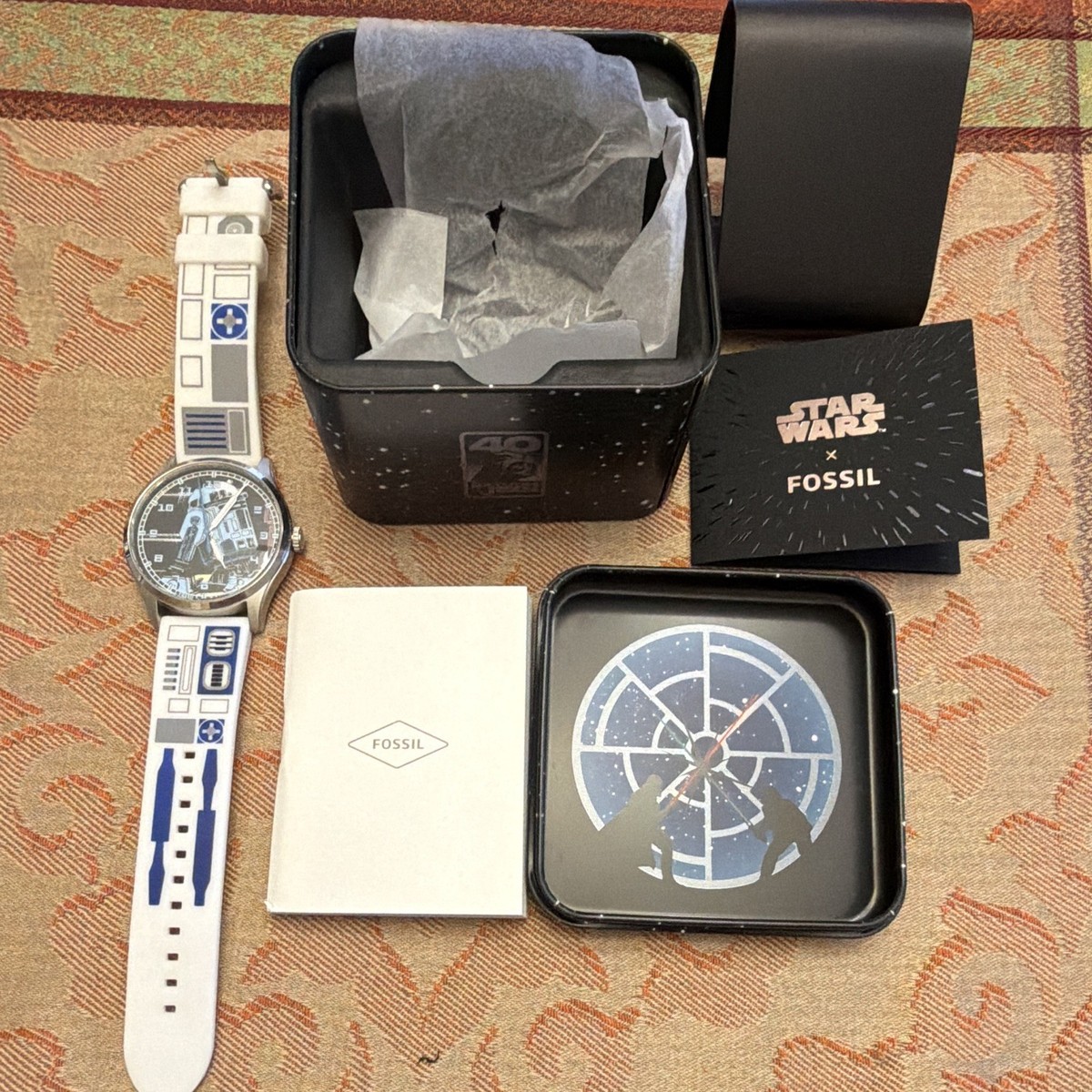 Fossil Star Wars x Fossil R2-D2 42mm Steel Quartz Watch White
