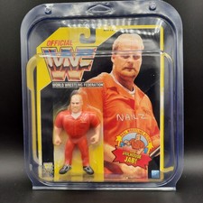 WWF WWE Nailz Hasbro 1993 Yellow Card Series 7 Unopened Package w Clam Shell