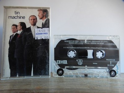 TIN MACHINE DAVID BOWIE KASSETTE MC TAPE HX-Pro CrO² 1989 EMI IMPORT USA