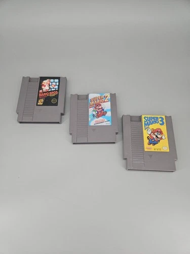 Nintendo Nes Super Mario Bros Lot 1 2 & 3 Tested Works Vintage Gaming