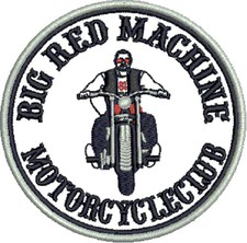 HELLS ANGELS Support 81 Patch Brodé "BIG RED MACHINE MOTORCYCLECLUB"