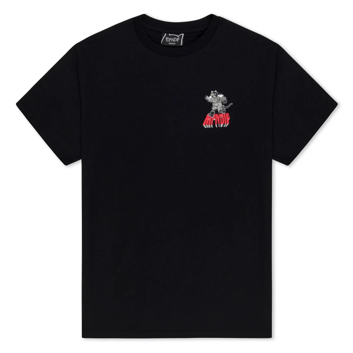 T-shirt RipNDip Garçon Taille S - Olive Motif Fleur - Neuf Sans étiquette
