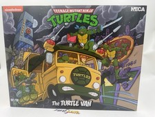 NECA Cartoon Teenage Mutant Ninja Turtles Turtle Van   Party Wagon Vehicle NEW