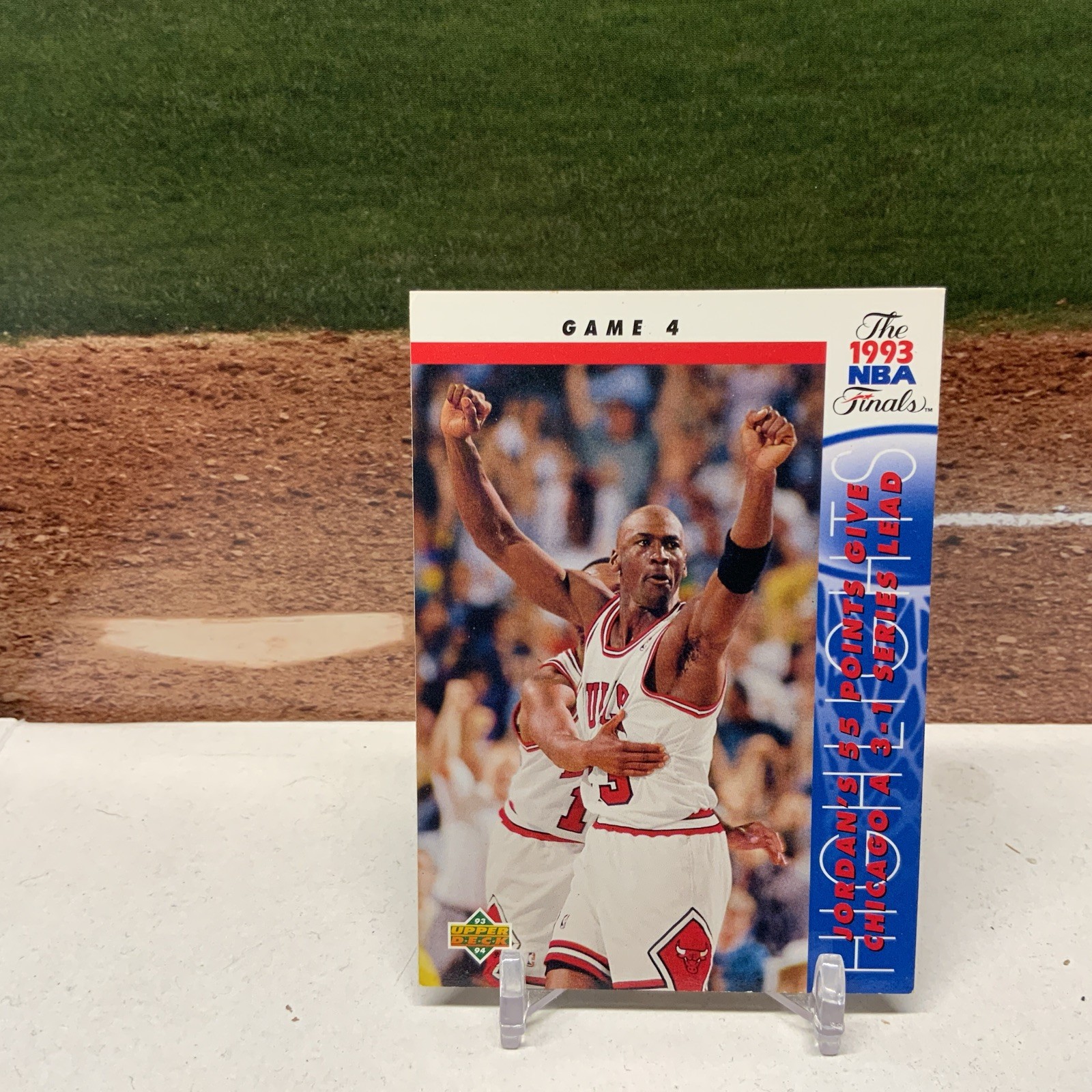 Michael Jordan 1993-94 Upper Deck The 1993 NBA Finals Game 4 #201 Chicago Bulls