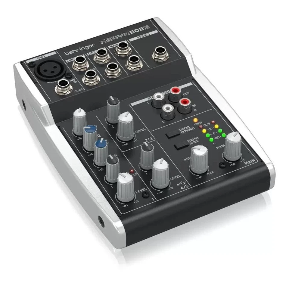 XENYX 502S Premium Analog 5-Input Mixer with USB Streaming Interface - Image 2 of 4