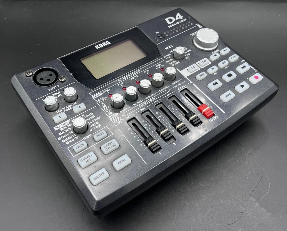 Korg D4 Compact 4-Track Digital Recorder - Image 2 of 3
