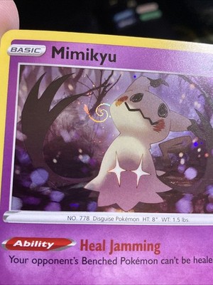 2020 Mimikyu 81/189 Cosmos Holo Rare - Darkness Ablaze Pokemon HD