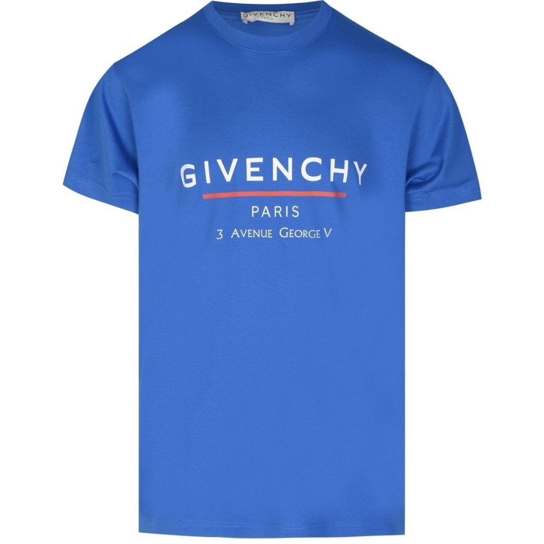 Футболка Оверсайз Ocean Blue с логотипом Givenchy Address 87790₽