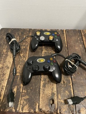 2 Vtg Mad Catz Dual Force #4516 Wired Controllers for PS2 PlayStation
