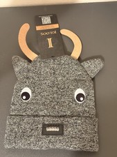 Igloos Beanie Kids Deer One Size LED Lighted Knit Reindeer Winter Hat Unisex