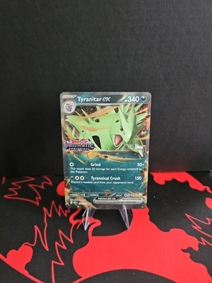 Pokémon TCG Tyranitar EX Cosmos Holo Ultra Rare Card Stamped NM