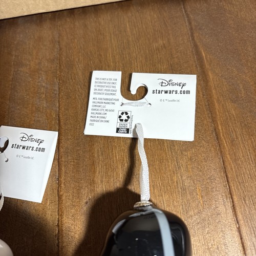 Juego de 2 adornos Hallmark (Star Wars Darth Vader y Stormtrooper) nuevos en caja - Imagen 4 de 7