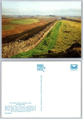 Hadrian's Wall Winshields Crag Northumberland Roman Wall Postcard
