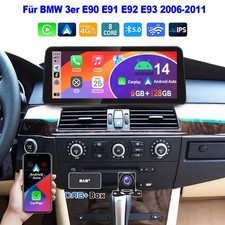 8Core 6+128G Android 15 Autoradio DAB Carplay F�r BMW E90 E91 E92 E93 KAM BT RDS