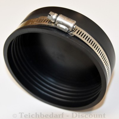 Flexible Endkappe Ø 75 mm PVC Flexmuffe für Rohr 75 mm Verschluss Kappe Fitting