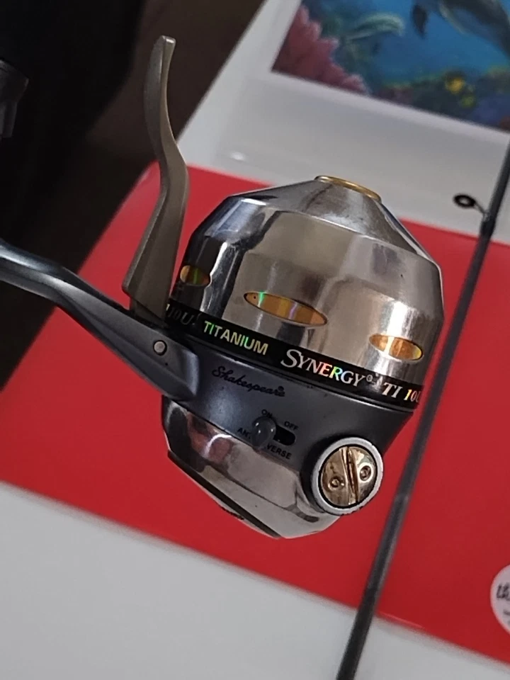 Caña de pescar Spincast Shakespeare Lady Fish 5'6' mediana 6-12 lb y carrete sinergia Foto 4 de 4