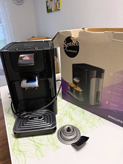 Philips Senseo Quadrante Kaffeepadmaschine 1 2 L Schwarz Abtropfschale