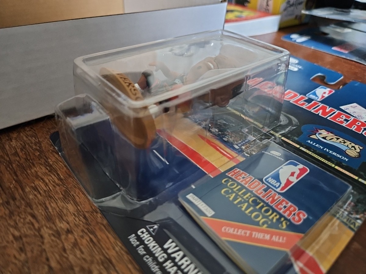 Nba Headliners Allen Iverson 76ers Vintage 1997 Figure Corinthian