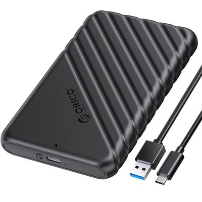 ORICO 2.5 inch USB C Hard Drive Enclosure 3.1 Gen 1 to SATA III Black