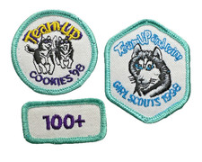 Vintage Girl Scout Patches: 1998 Cookie Sales - LBB - Set Of 3