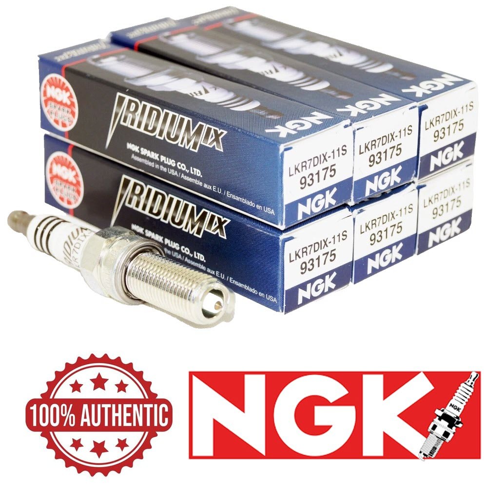6PCS NGK 93175 Iridium IX Spark Plugs  for Chrysler/ Dodge/ Honda/ Jeep/ Kia/