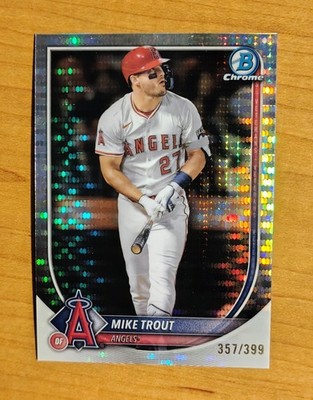 2025 Bowman Chrome - Mike Trout #27 Pulsar Refractor /399