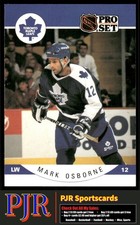 Mark Osborne 1990-91 Pro Set #287 Toronto Maple Leafs