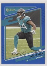 2021 Panini Donruss Press Proof Blue Myles Jack #138 0h3v