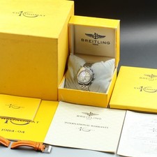 Orologio da uomo quasi come nuovo Breitling Chronomat A13050 Date Silver Auto...