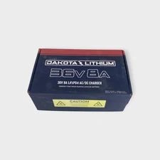 Dakota Lithium 36V 8A LiFePO4 Charger 100-240VAC -43.2VDC -NEW- Free Shipping