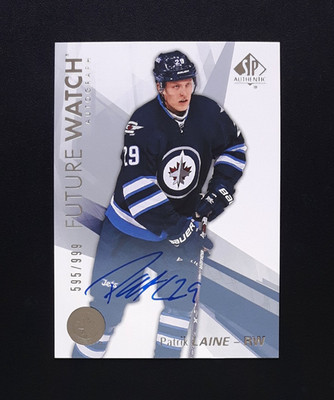 2016-17 SP Authentic Patrik Laine Future Watch Auto /999