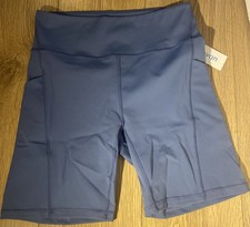 Women's Cycling Shorts with Pockets High Waist Gym Running Yoga Sports Hot Pants