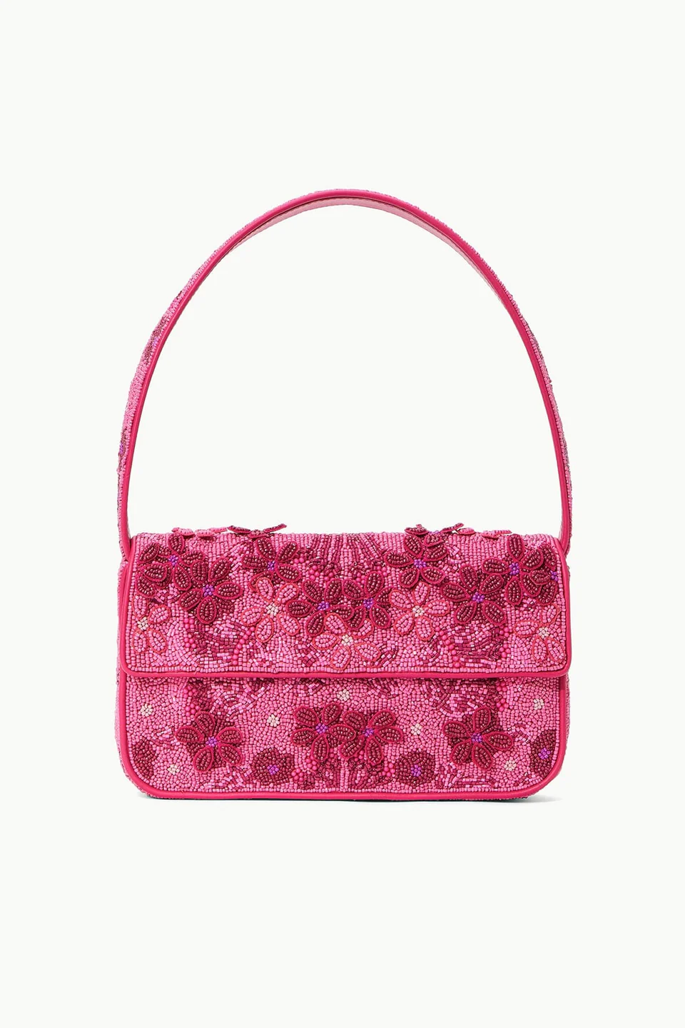 STAUD STAUD TOMMY BEADED BAG BLOSSOM GARDEN PARTY
