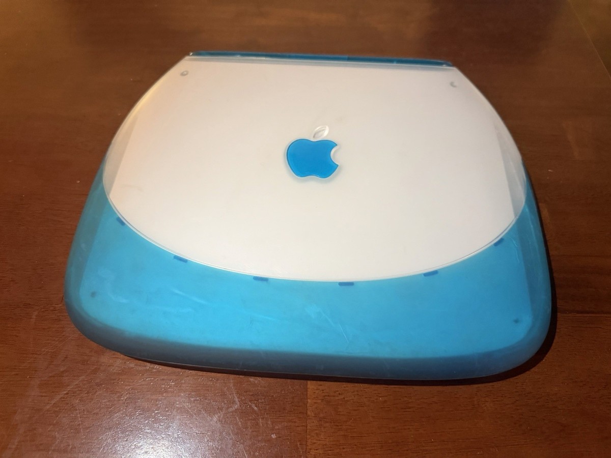 VINTAGE Apple iBook Clamshell Blueberry 1999 M2453 Working OS ROM